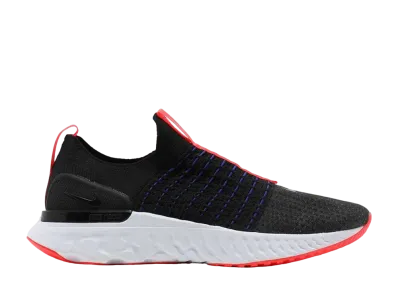 Nike React Phantom Run Flyknit 2 "Black/Bright Crimson/White"