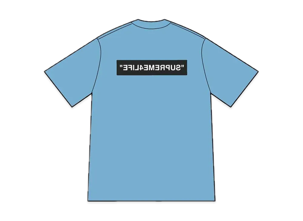 シュプリーム 4 ライフ Tシャツ "ブライトブルー"