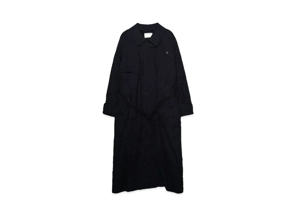 SUGARHILL HAIRLY BALMAKAAN COAT "DARK NAVY"