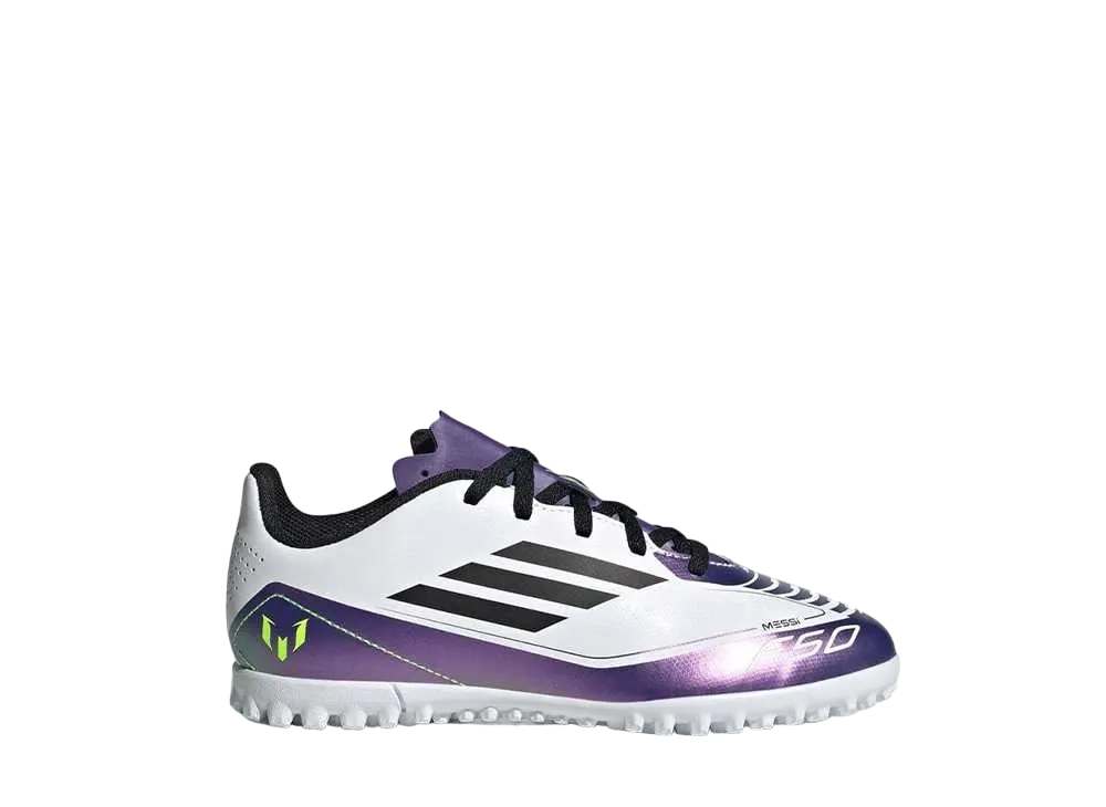 adidas PS Messi F50 Club TF "Footwear White/Core Black/Unity Purple"