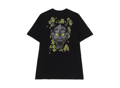WILDSIDE Yohji Yamamoto x Ryu Ga Gotoku Studio Short Sleeve T-shirt (Hannya) "Black"