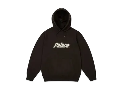 PALACE Border Logo Hood "Black"