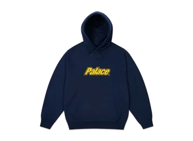 PALACE Border Logo Hood "Navy"