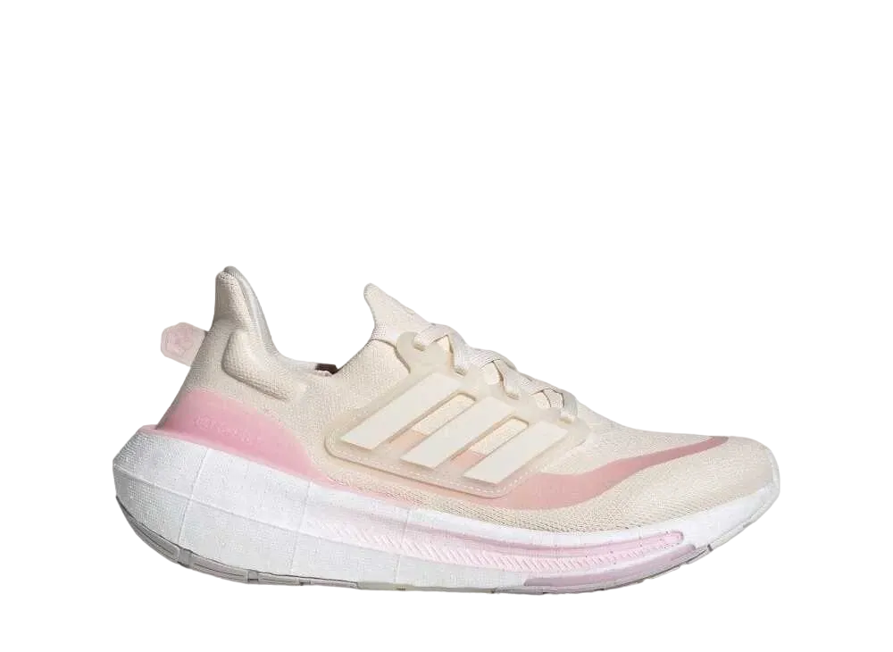 アディダス ウィメンズ ウルトラブーストライト "チョークホワイト/クリアピンク"