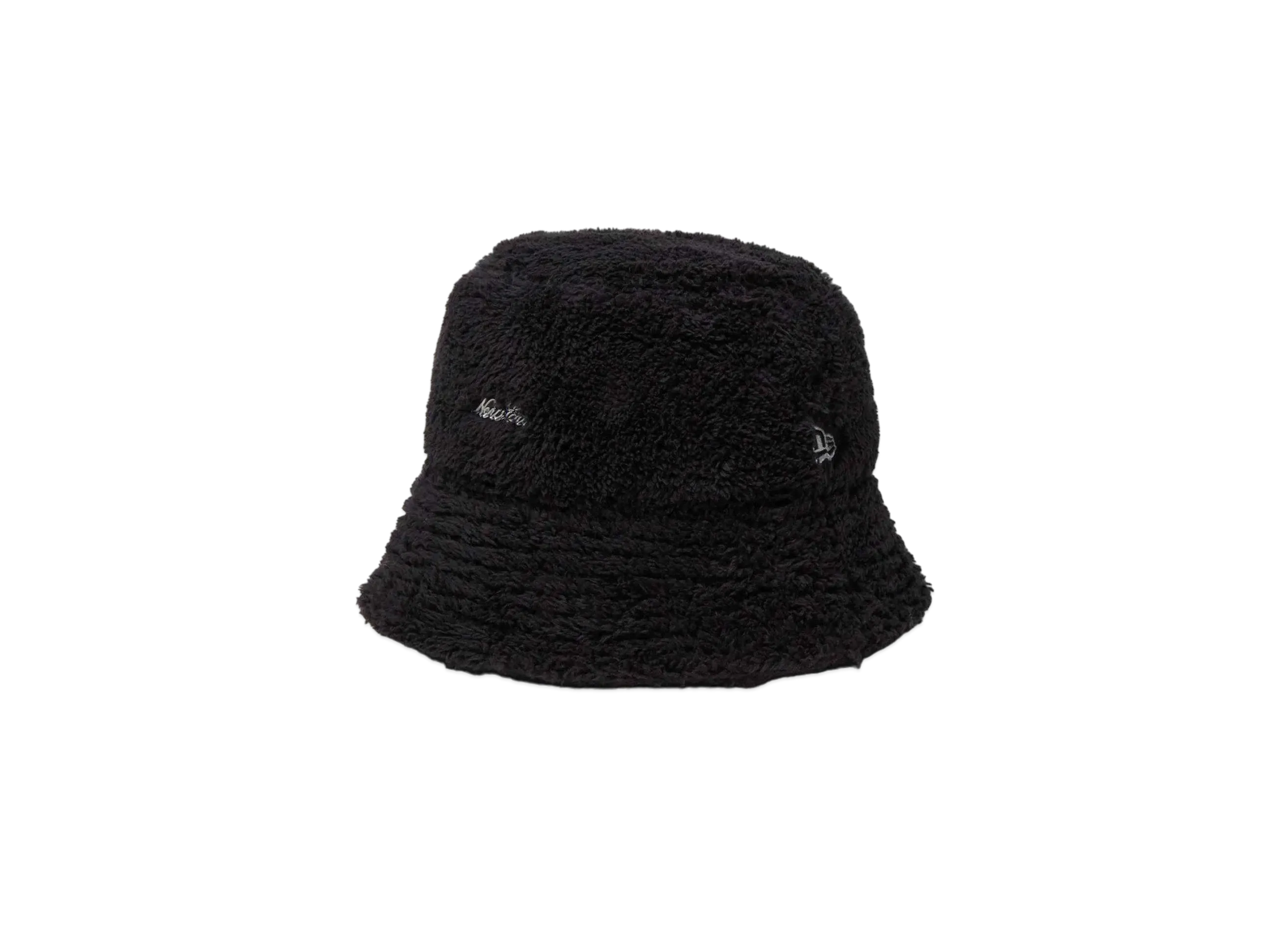 NEW ERA Bucket 01 Sailor Brim Mink Fleece Metal Logo "Black"