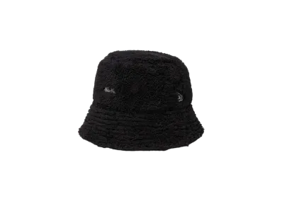 NEW ERA Bucket 01 Sailor Brim Mink Fleece Metal Logo "Black"
