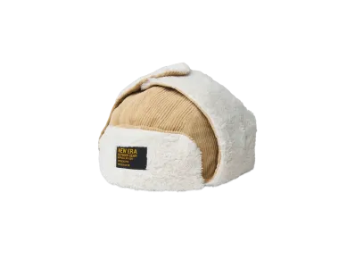NEW ERA New Era Outdoor Trapper Corduroy Mink Fleece Woven Patch "Ivory"
