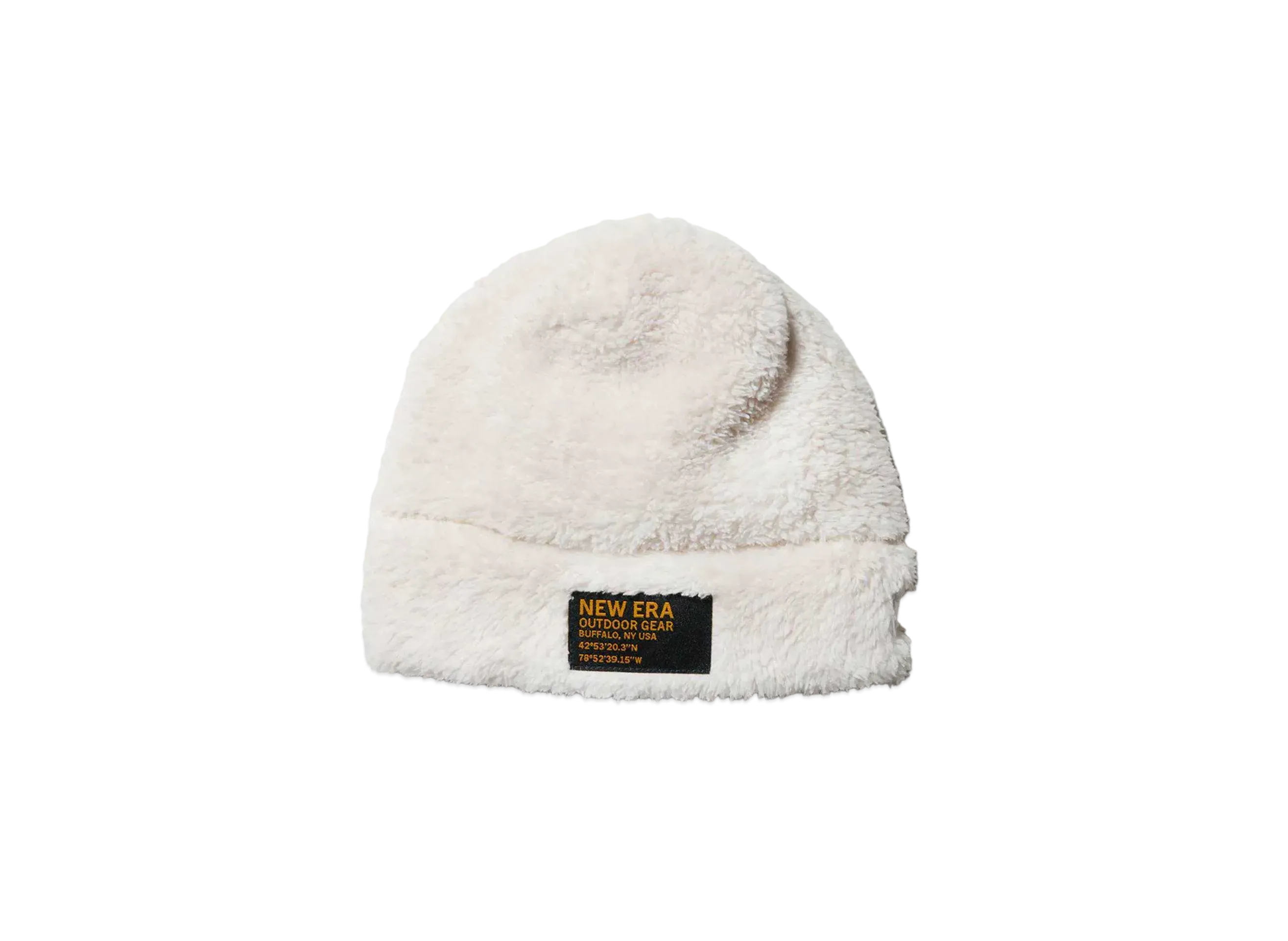 NEW ERA New Era Outdoor Beanie Mink Fleece Woven Patch "Ivory"