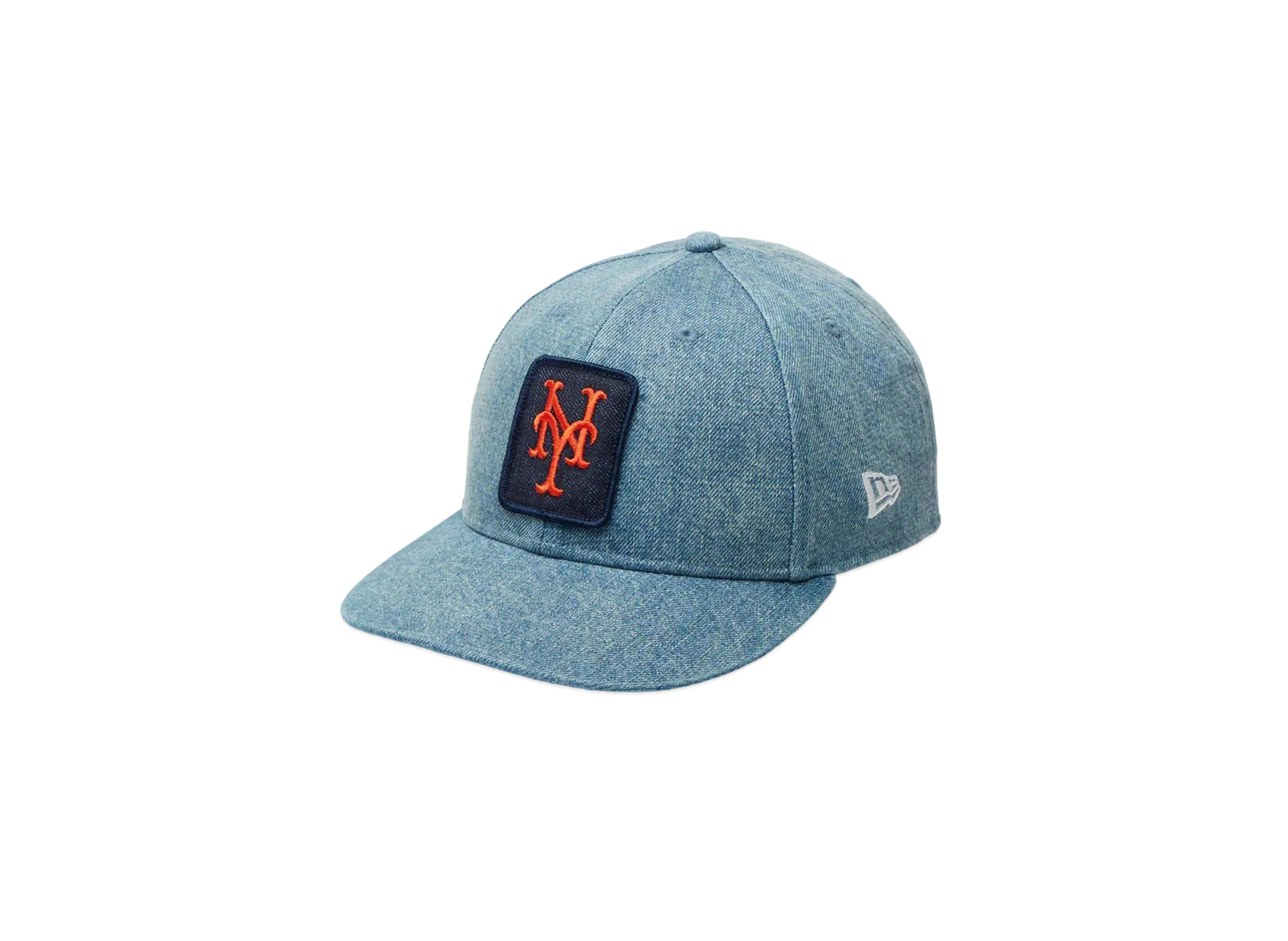 NEW ERA LP 59Fifty MLB Denim Wappen New York Mets "Washed Denim"