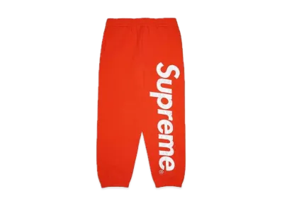 Supreme Satin Applique Sweatpant "Orange" (24FW)