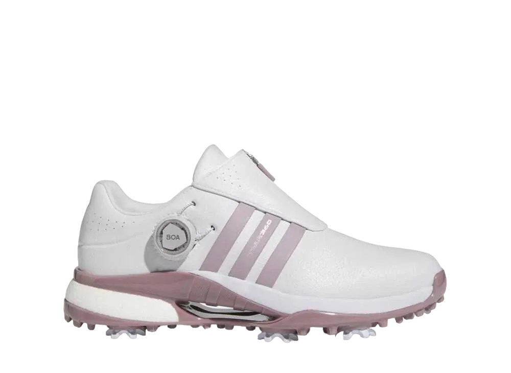 adidas Women's Tour360 24 Boa "Dash Grey/Preloved Fig/Silver Metallic"