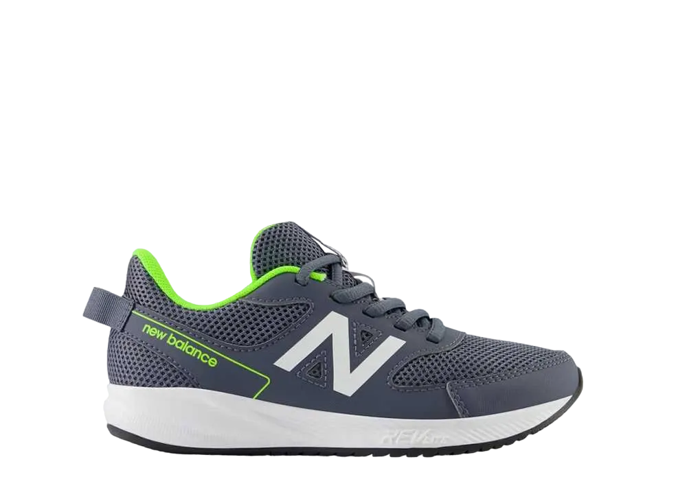 New Balance GS 570V3 Lace "Gray/Green"