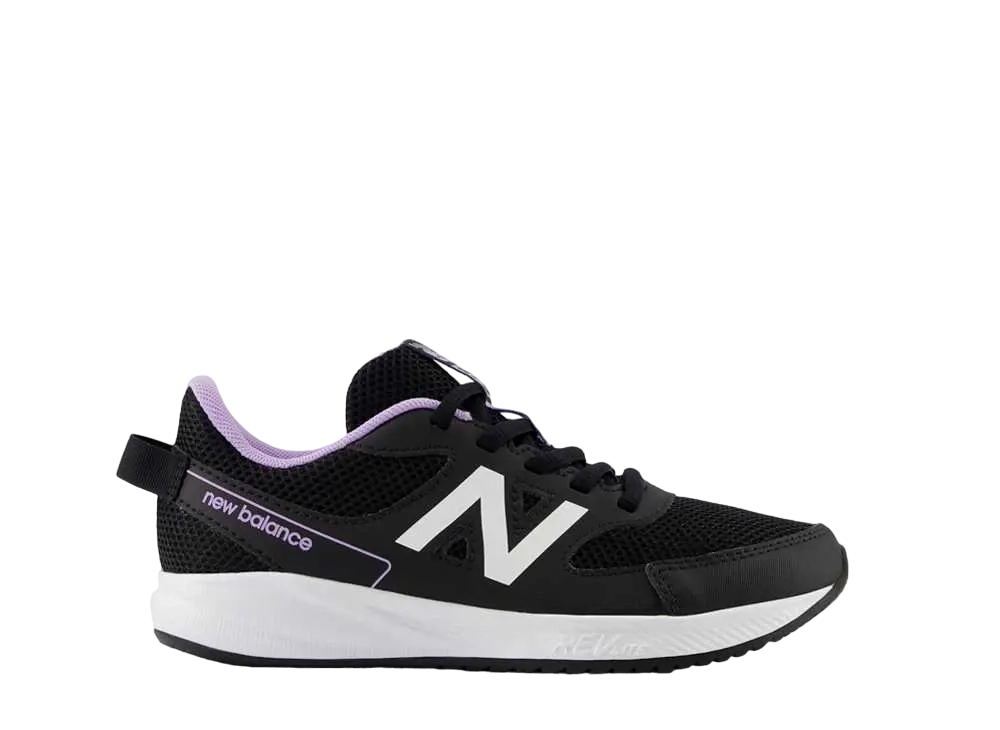 New Balance GS 570V3 Lace "Black/Purple"