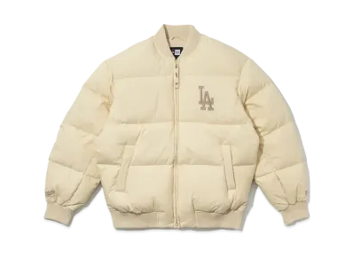 NEW ERA MLB Bomber Jacket Los Angeles Dodgers "Beige"