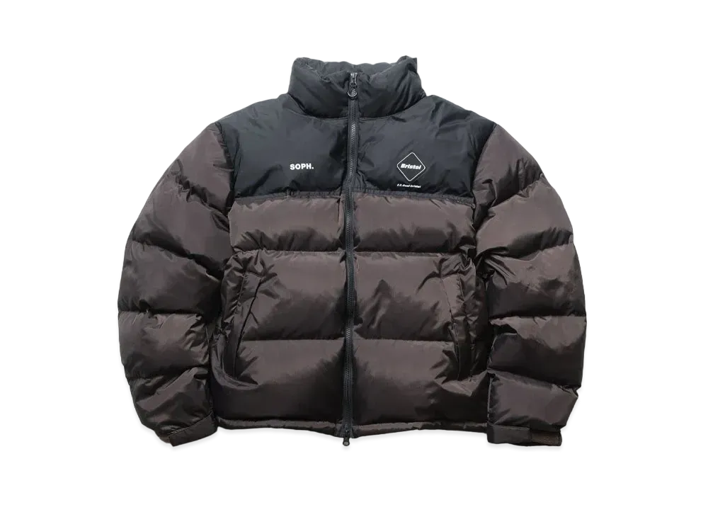 F.C.Real Bristol Stand Collar Down Jacket "Brown"