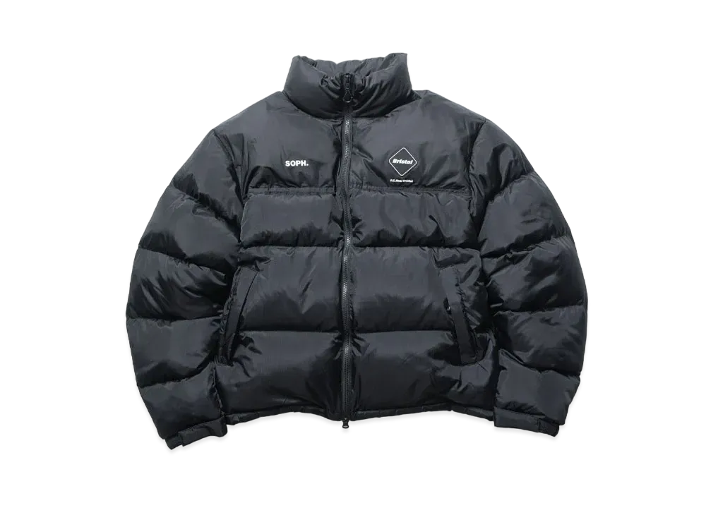 F.C.Real Bristol Stand Collar Down Jacket "Black"