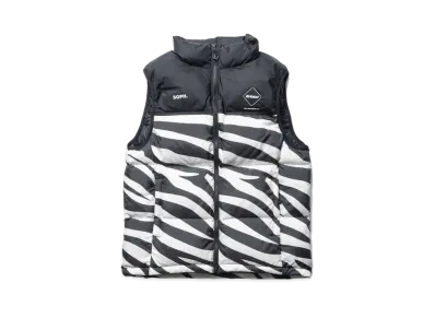 F.C.Real Bristol Down Vest "White Zebra"