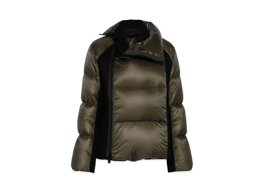 sacai Short Nylon Down Jacket "Khaki"