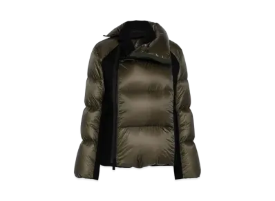 sacai Short Nylon Down Jacket "Khaki"