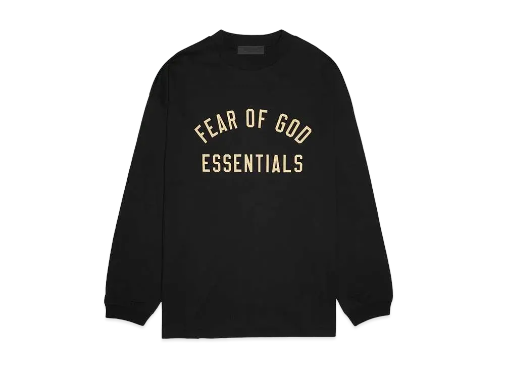 FEAR OF GOD ESSENTIALS Jersey Long Sleeve Tee "Black"
