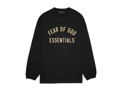 FEAR OF GOD ESSENTIALS Jersey Long Sleeve Tee "Black"