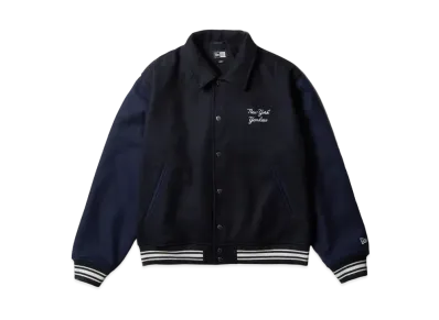 NEW ERA Melton Varsity Jacket New York Yankees Cooperstown "Navy"