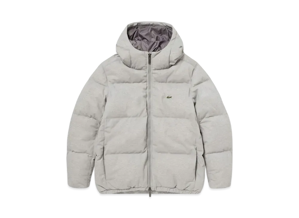 LACOSTE Pique Down Jacket "Grey"