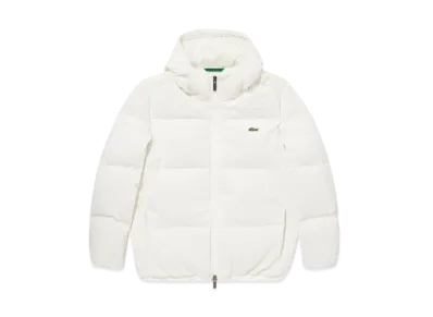 LACOSTE Pique Down Jacket "White"