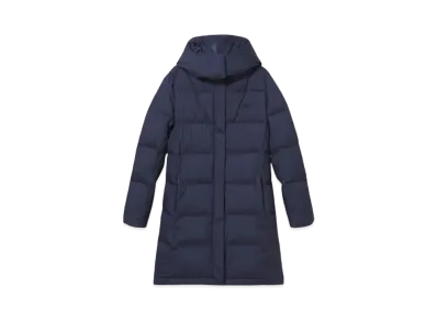 LACOSTE Detachable Hood Down Coat "Navy"