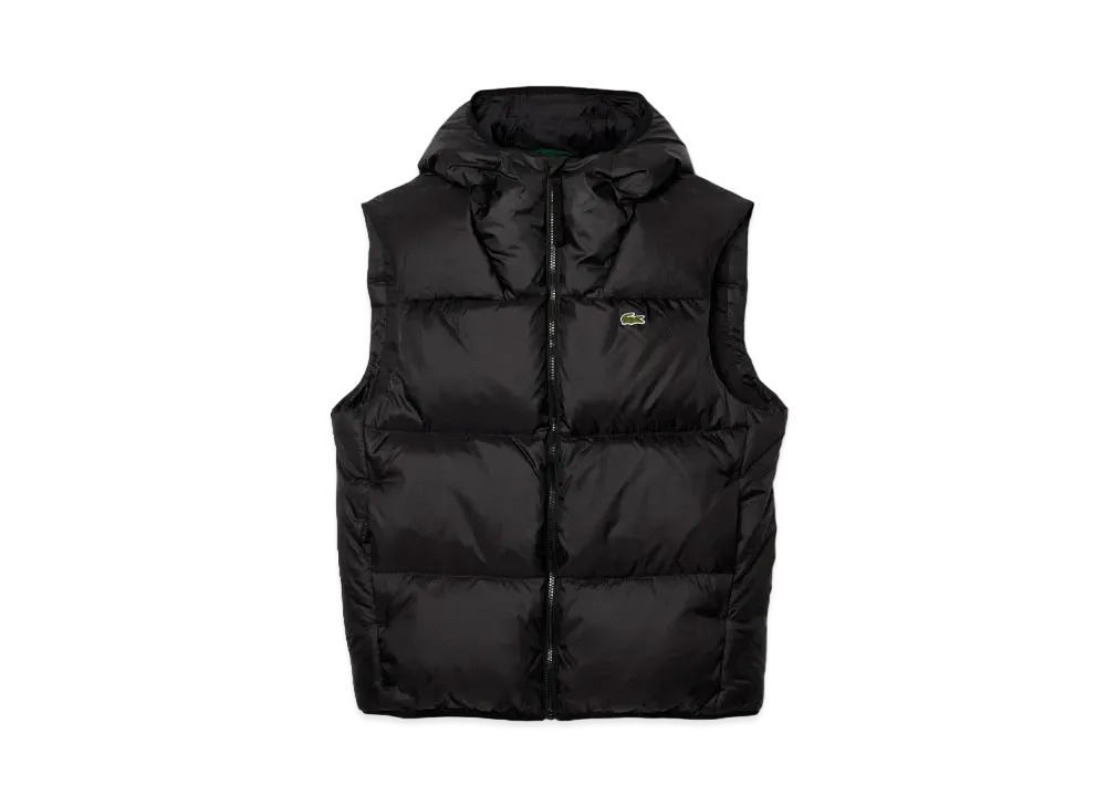LACOSTE Backstitch Down Vest "Black"