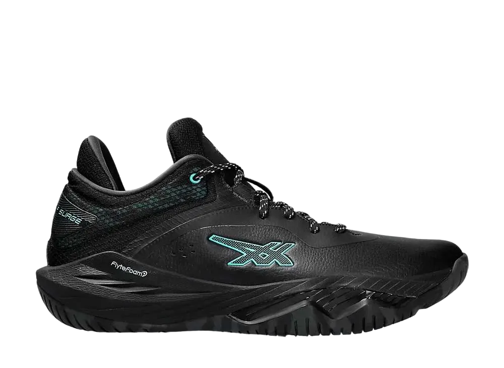 アシックス ノヴァサージ ロー "ブラック/シーグラス"