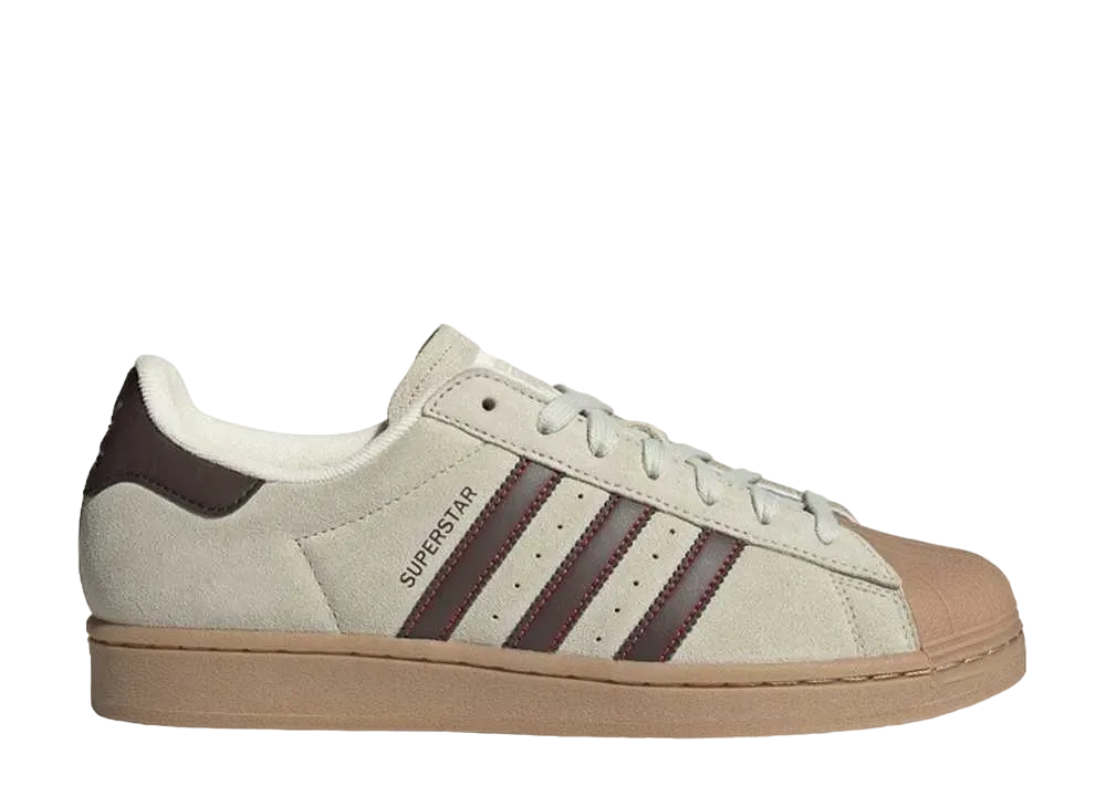 adidas Superstar "Putty Grey/Dark Brown/Gum"