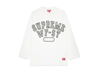 Supreme Athletic Studded L/S Top "White"