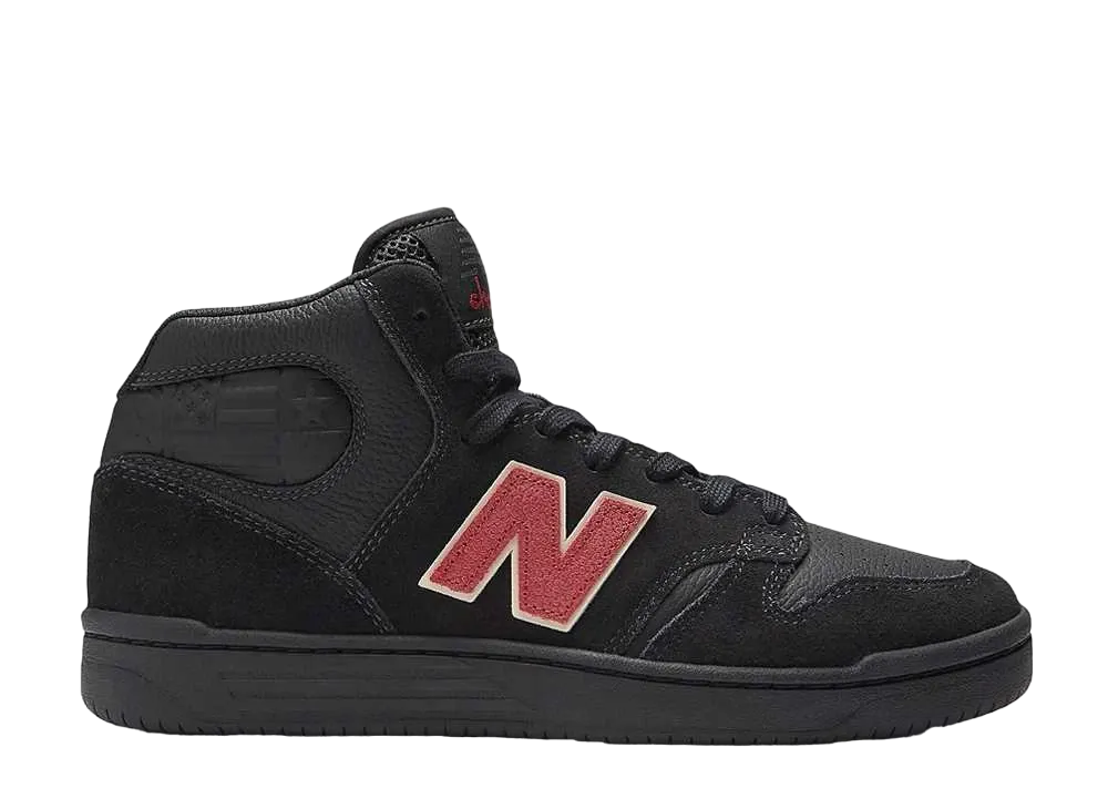チョコレート × ニューバランス ヌメリック480 ハイ "ブラック/レッド"