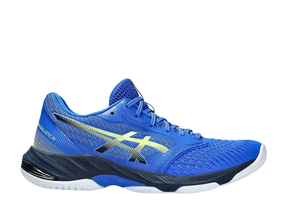 アシックス ネットバーナー バリスティック FF3 "イリュージョンブルー/グローイエロー"