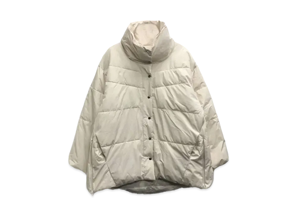 ADAM ET ROPE Stand Collar Down Like Padded Jacket "Kinari"