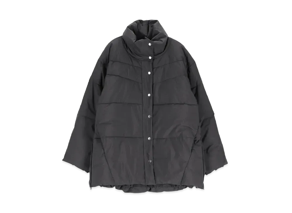 ADAM ET ROPE Stand Collar Down Like Padded Jacket "Charcoal"