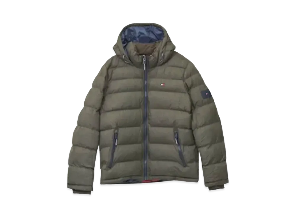 TOMMY HILFIGER Classic Hoodie Puffer Jacket "Olive"