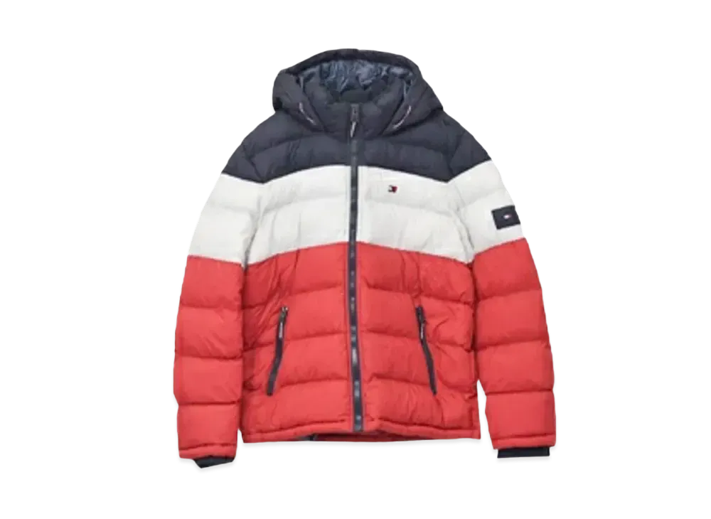 TOMMY HILFIGER Classic Hoodie Puffer Jacket "Multi"