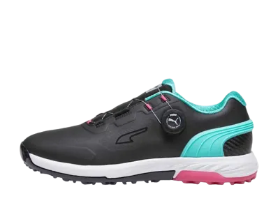 Puma Golf Alphacat Nitro Disc "Puma Black/Aqua Green/Shocking Pink"