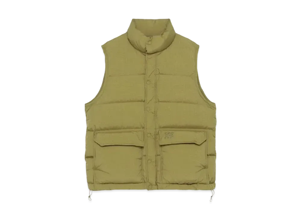 Maison Kitsune Camp Down Vest "Olive"