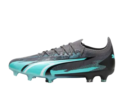Puma Ultra Ultimate Rush FG/AG "Strong Gray/Puma White/Elektro Aqua"