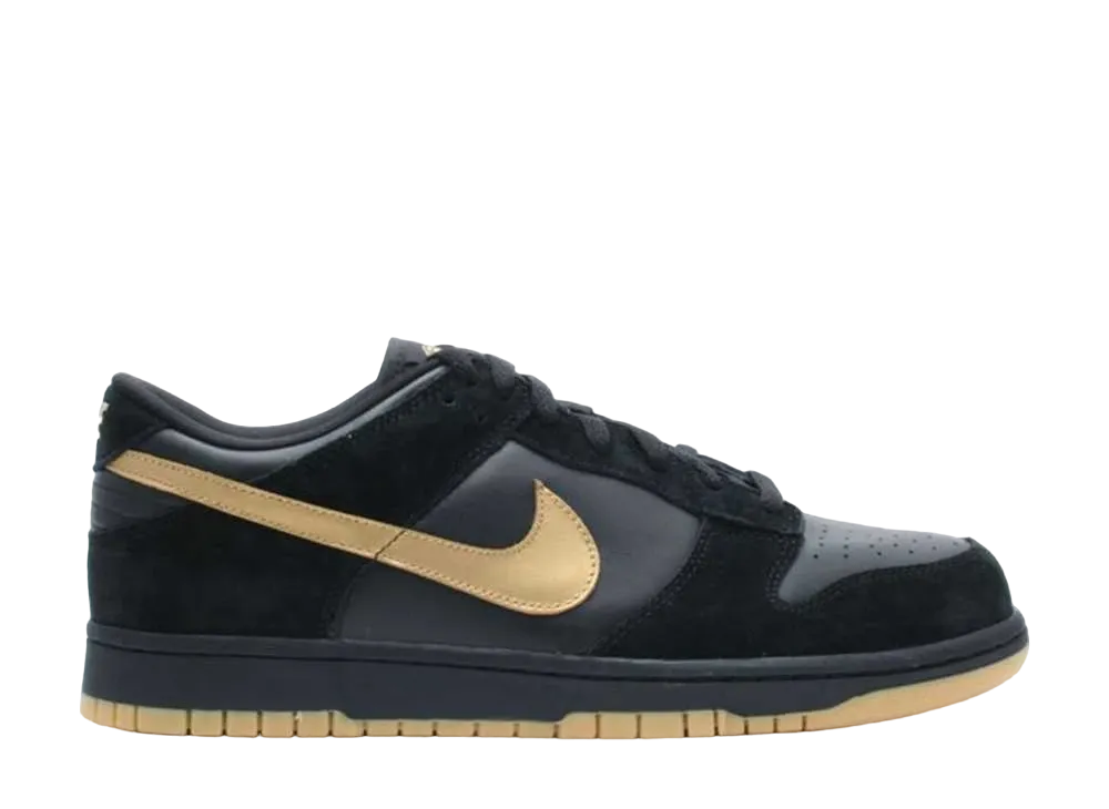 Nike Dunk Low " Black/Metallic Gold"