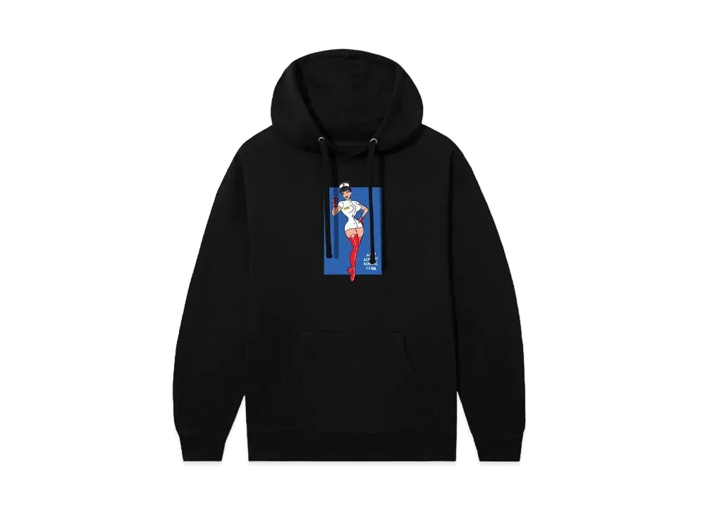 ANTI SOCIAL SOCIAL CLUB Feeling Blue BlueChew Hoodie "Black"