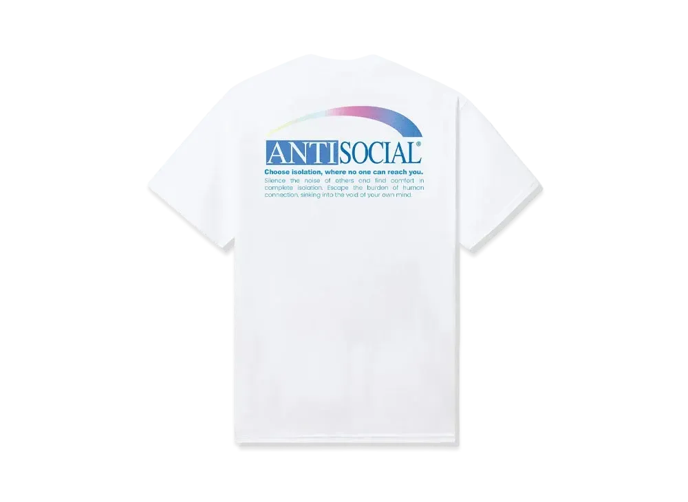 ANTI SOCIAL SOCIAL CLUB Isolation Tee "White"