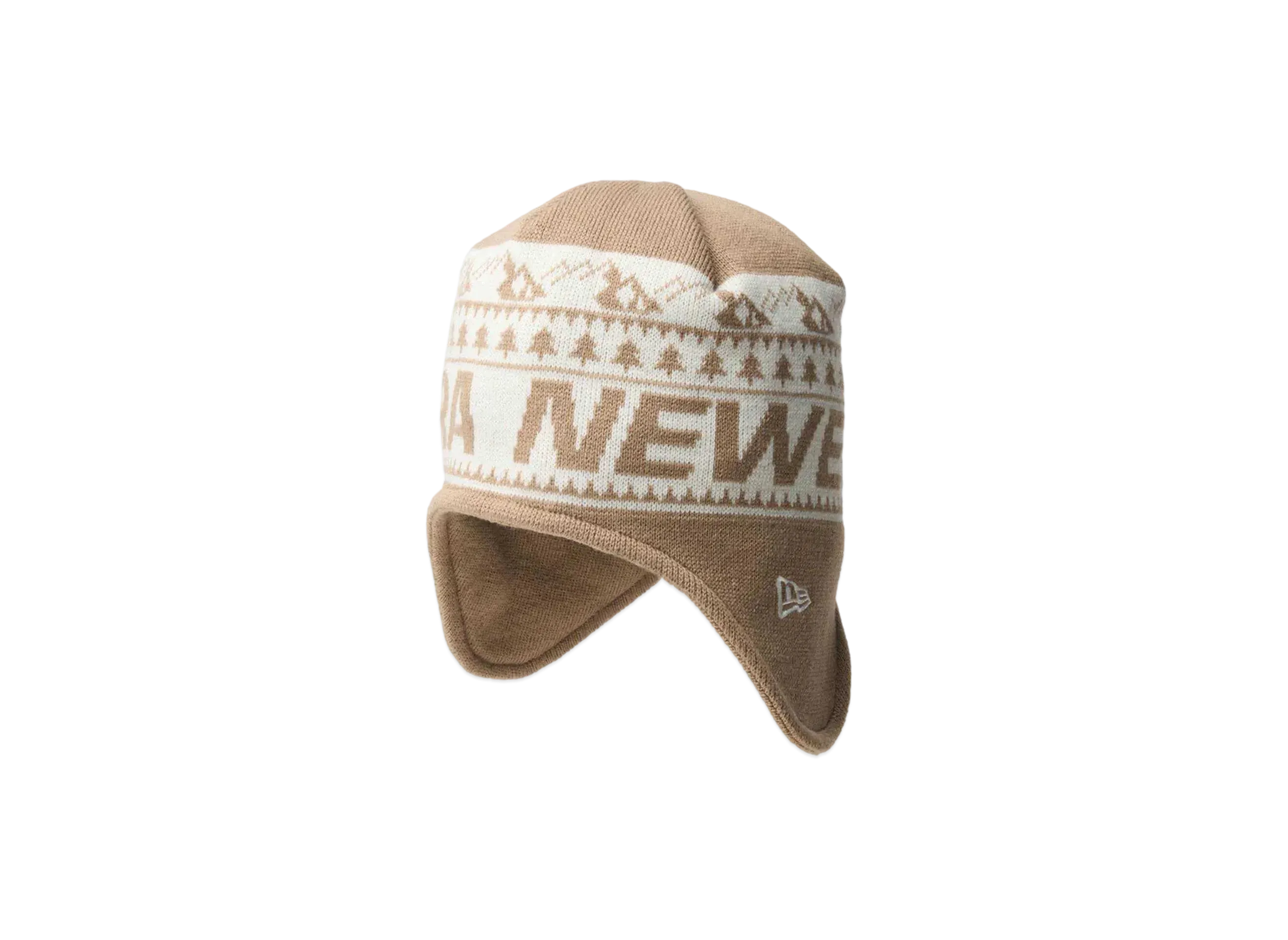 NEW ERA New Era Outdoor Earflap Knit Jacquard "Khaki"