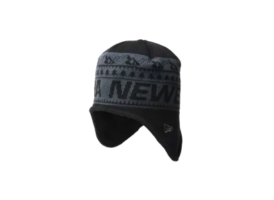 NEW ERA New Era Outdoor Earflap Knit Jacquard "Black"
