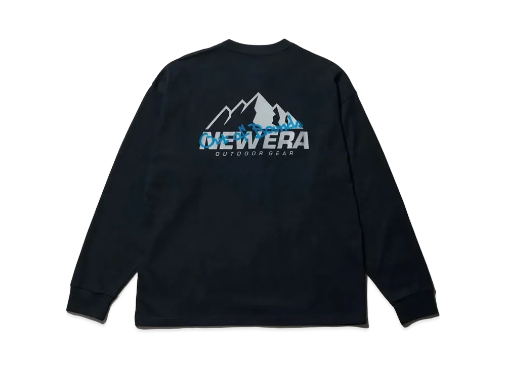 NEW ERA New Era Outdoor Long Sleeve Oversized Performance T-Shirt Gear Logo "Black"