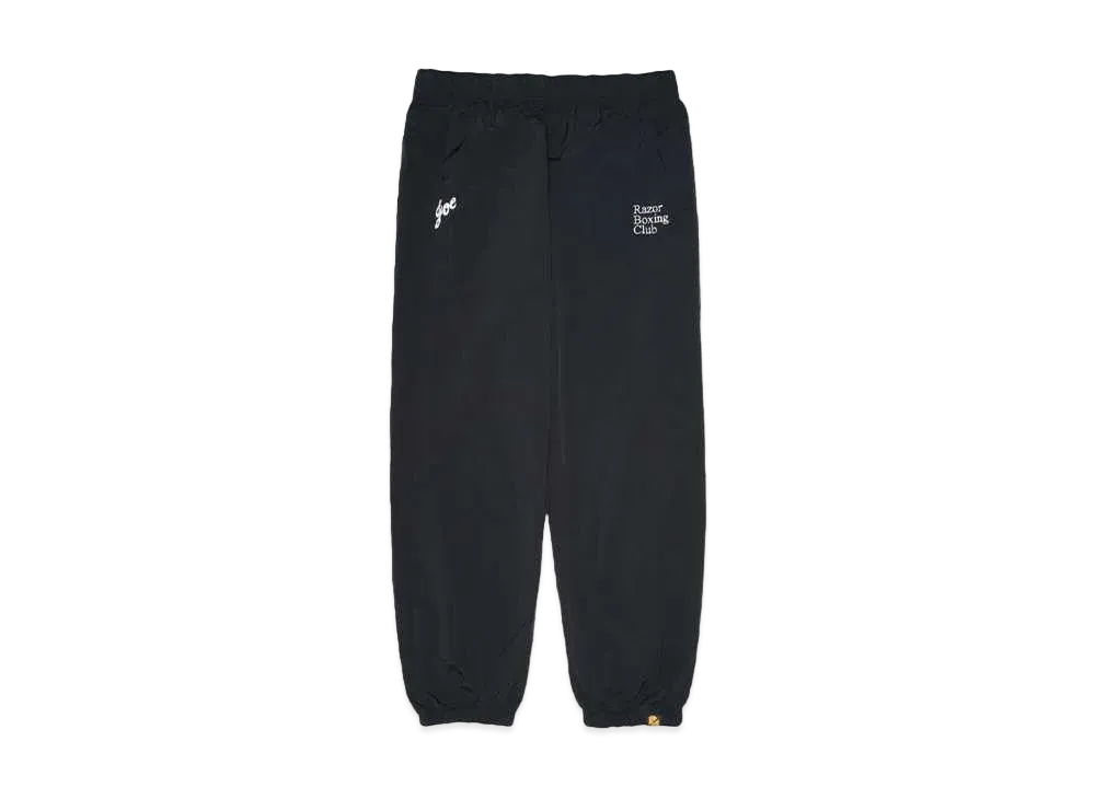 辰吉丈一郎デビュー35周年記念展 \ RAZOR BOXING CLUB JOE/RBC NYLON TRACK PANTS "BLACK"