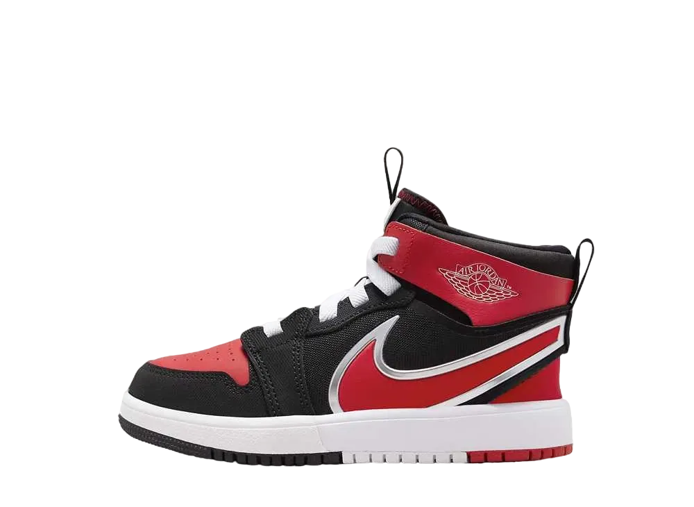Nike PS Jordan 1 Mid RM EasyOn "Black/White/University Red"